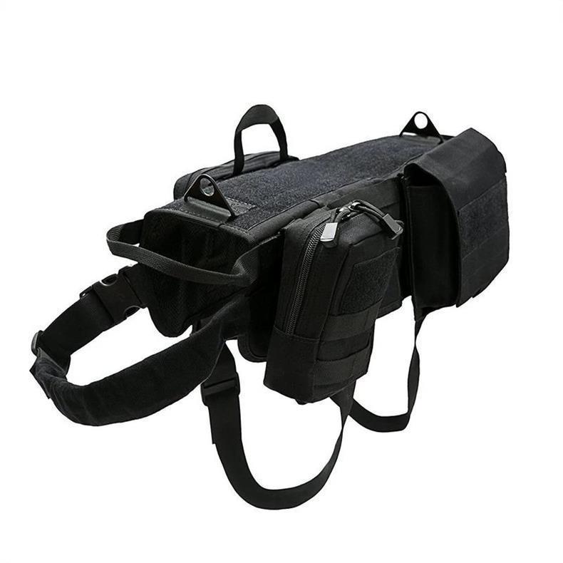 Ihrtrade Tactical Dog Harness Molle System Vest Adjustable Military - Best Elanaz Store