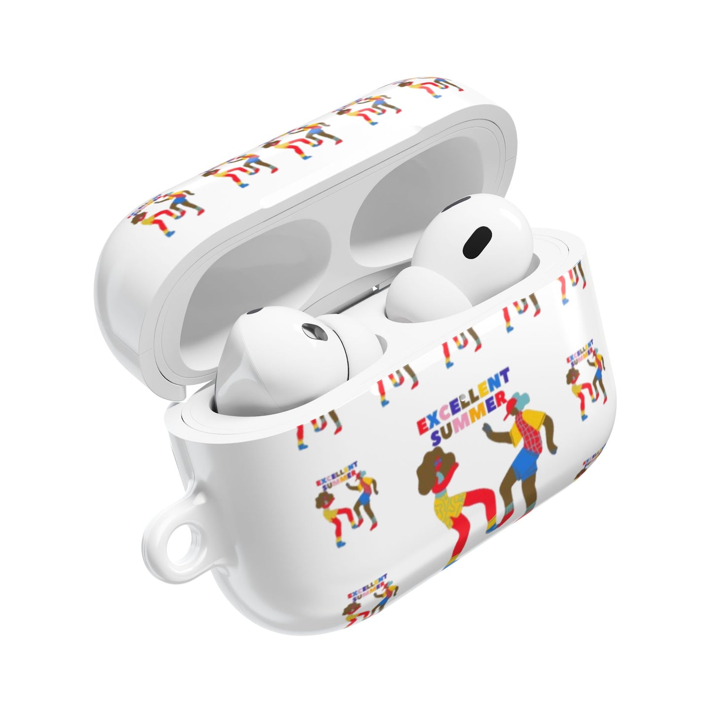 Excellent Summer AirPod Case - Fun and Vibrant Design for Music Lovers