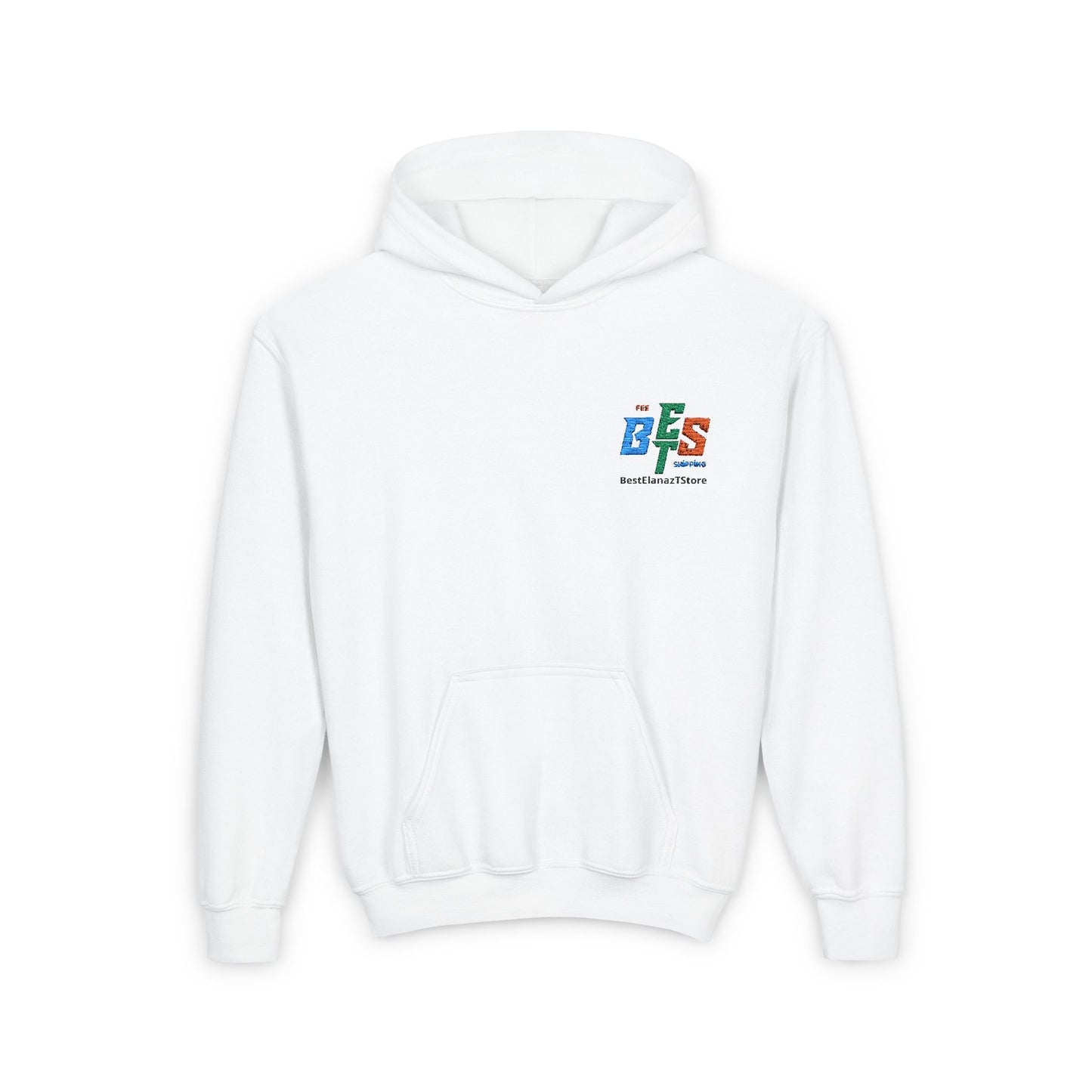 Youth Colorful 'Best' Heavy Blend Hooded Sweatshirt - Cozy Everyday Wear