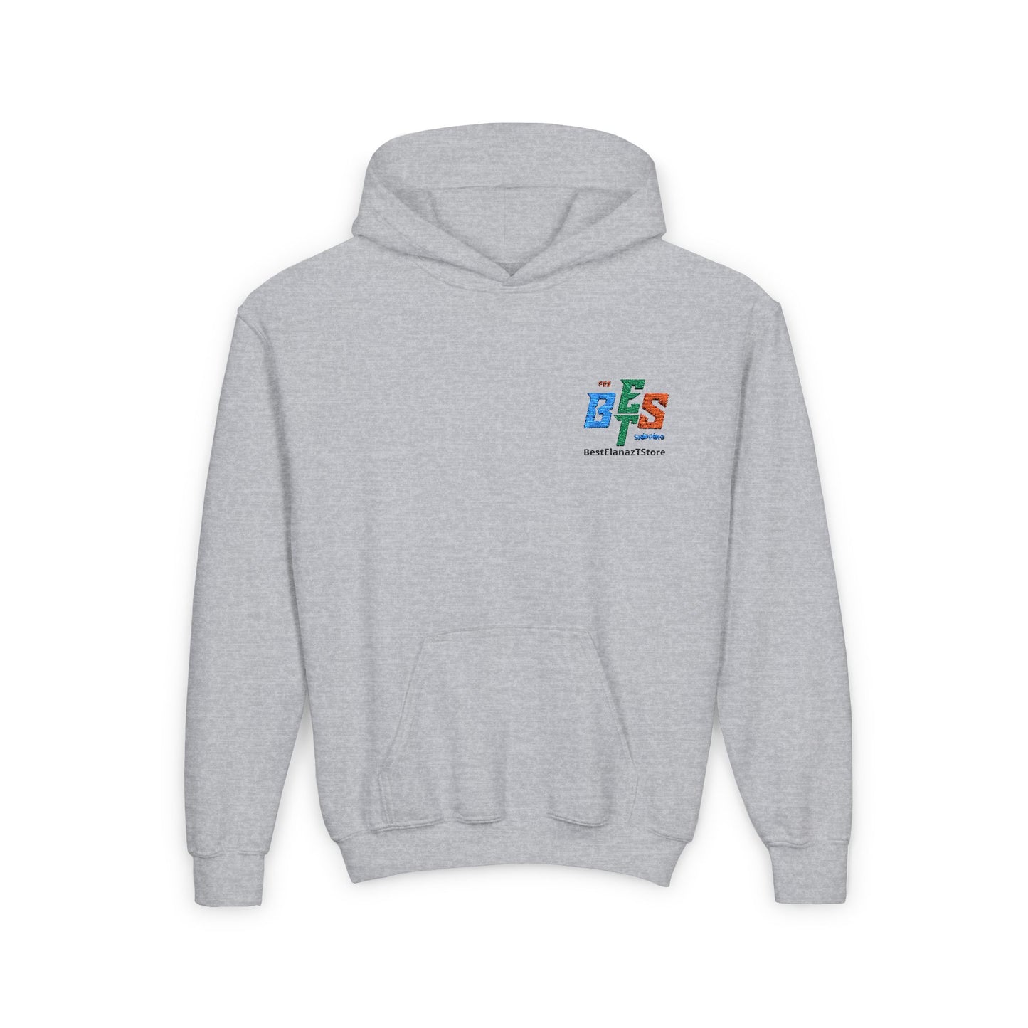 Youth Colorful 'Best' Heavy Blend Hooded Sweatshirt - Cozy Everyday Wear