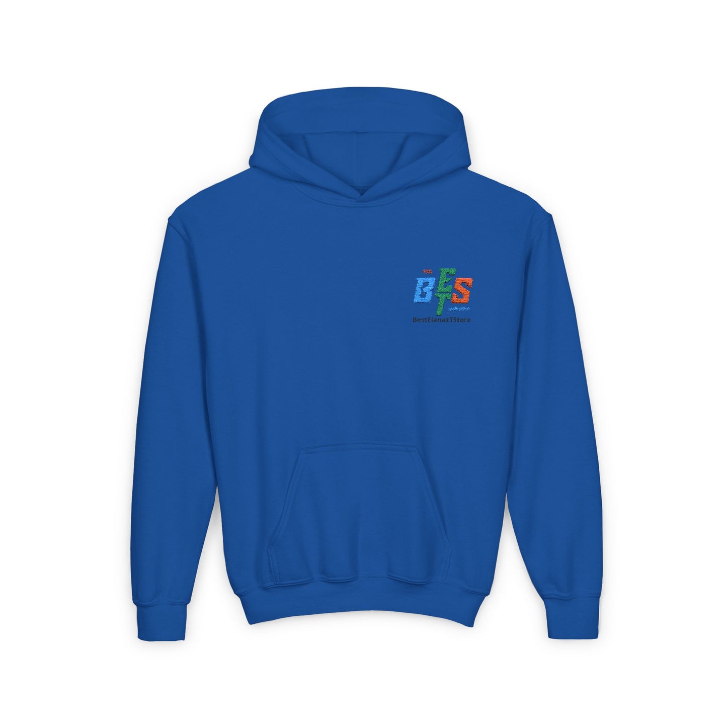 Youth Colorful 'Best' Heavy Blend Hooded Sweatshirt - Cozy Everyday Wear