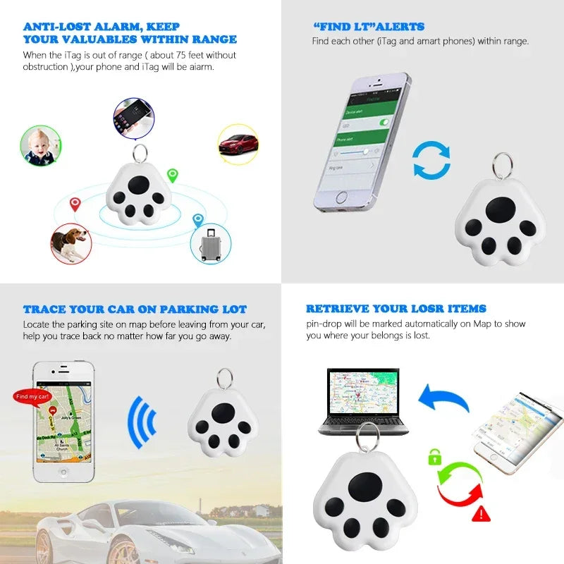 Dog Claw Mini Gps Tracker for Dogs Cat Children - Best Elanaz Store