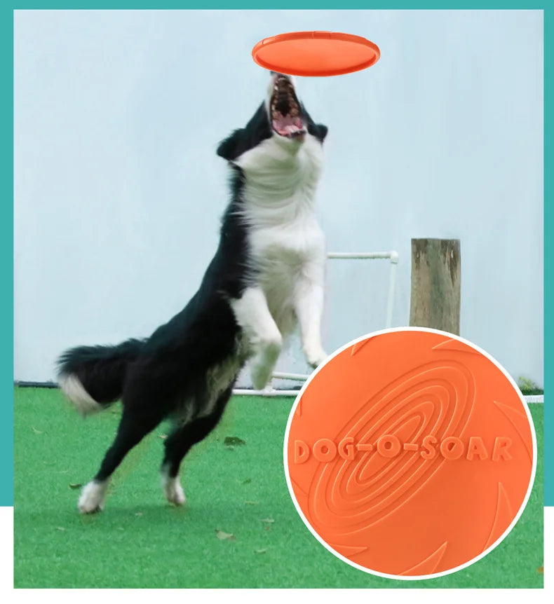 Dog Toy Fashion Pet Dog Silicone Game Flying