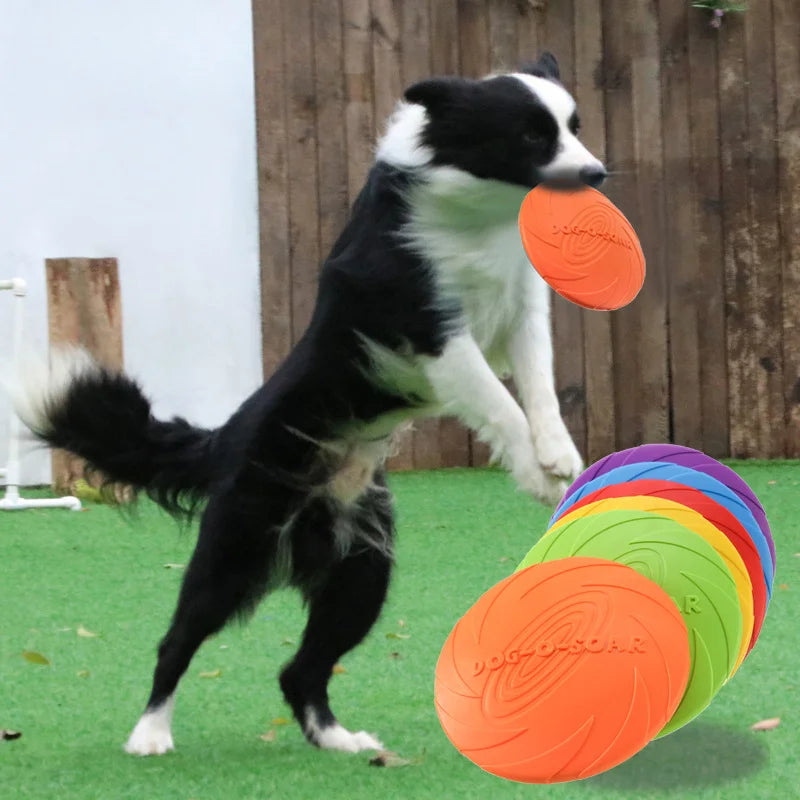 Dog Toy Fashion Pet Dog Silicone Game Flying